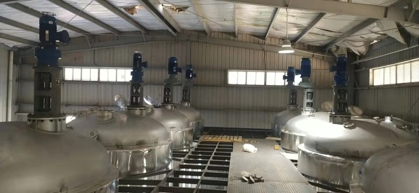 化工反應罐攪拌安裝