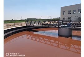 污水刮泥機(jī)現(xiàn)場